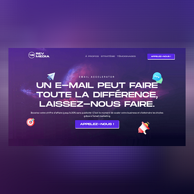 Email Marketing Agency branding design figma ui ux web website