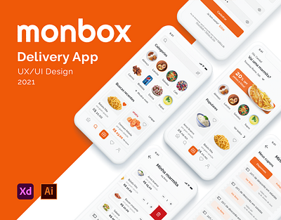 Monbox Delivery App app brazil delivery design food marmitaria restaurant ui ux