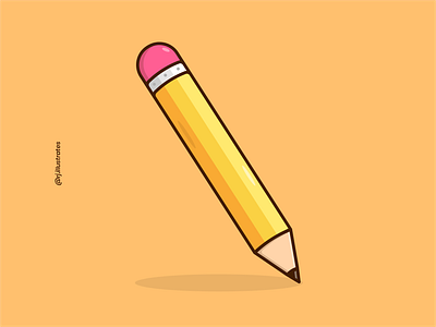 Pencil ✏️ adobeillustrator art artwork design designer drawing flat flatdesign flatdesigns flatvector graphicdesign icondesign illustration pencil sketching vector vectorart vectorillustration