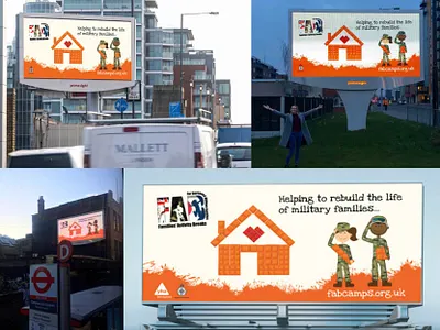 Billboard competition army billboard billboards branding characterdesign charity design graphic graphicdesign graphics home illustration illustrator lego marketing vector
