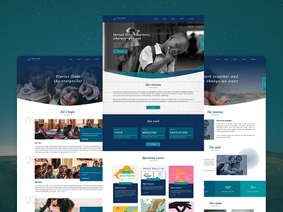 Helping Hands branding charity design fundraising landing page design landingpage minimal ui uiux ux web web uiux website website design websites
