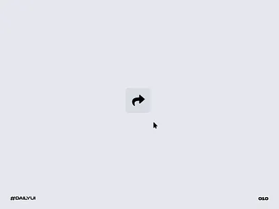 Share button black button challenge dailyui hover icon share