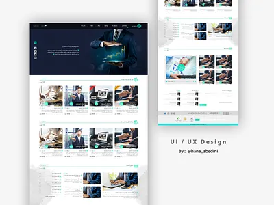 Ui / Ux Design for a educational website design education flat ui ux web web design website