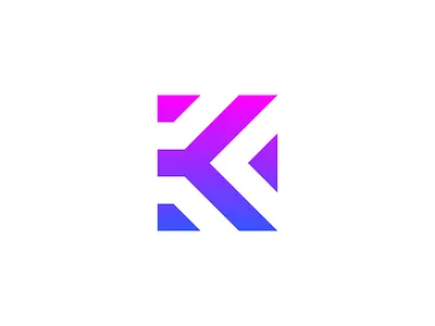 K - Logo app logo brand identity branding icon letter k lettermark logo logotype mark minimalist minimalist logo monogram symbol visual identity