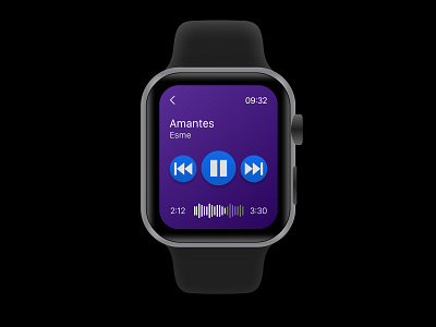 Daily UI 009 – Music Player 009 apple watch daily ui daily ui challenge dailyui music app music player