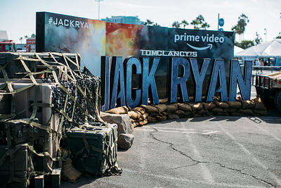 Jack Ryan Premiere amazon environmental graphics event design