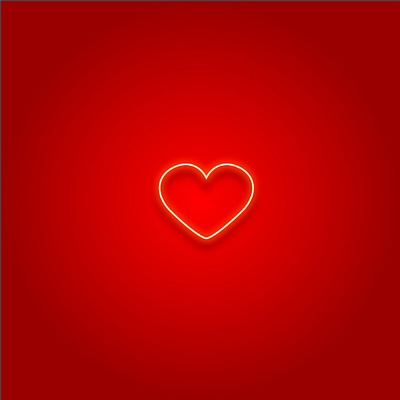 Neon Heart design heart illustration neon valentine day valentines vector