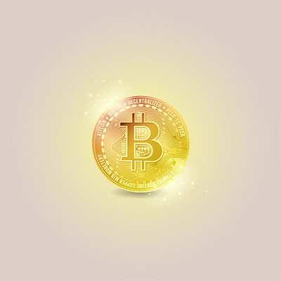 Illustration "Bitcoin" 2021 design illustration vector