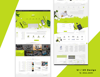 Ui / Ux Design for a website-design company branding design flat startup ui ux web website