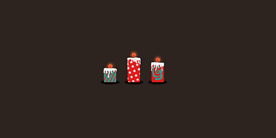 Illustration "Candles" 2021 candles design illustration vector