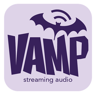 Streaming Music audio bat branding design flat icon illustration logo typography vector