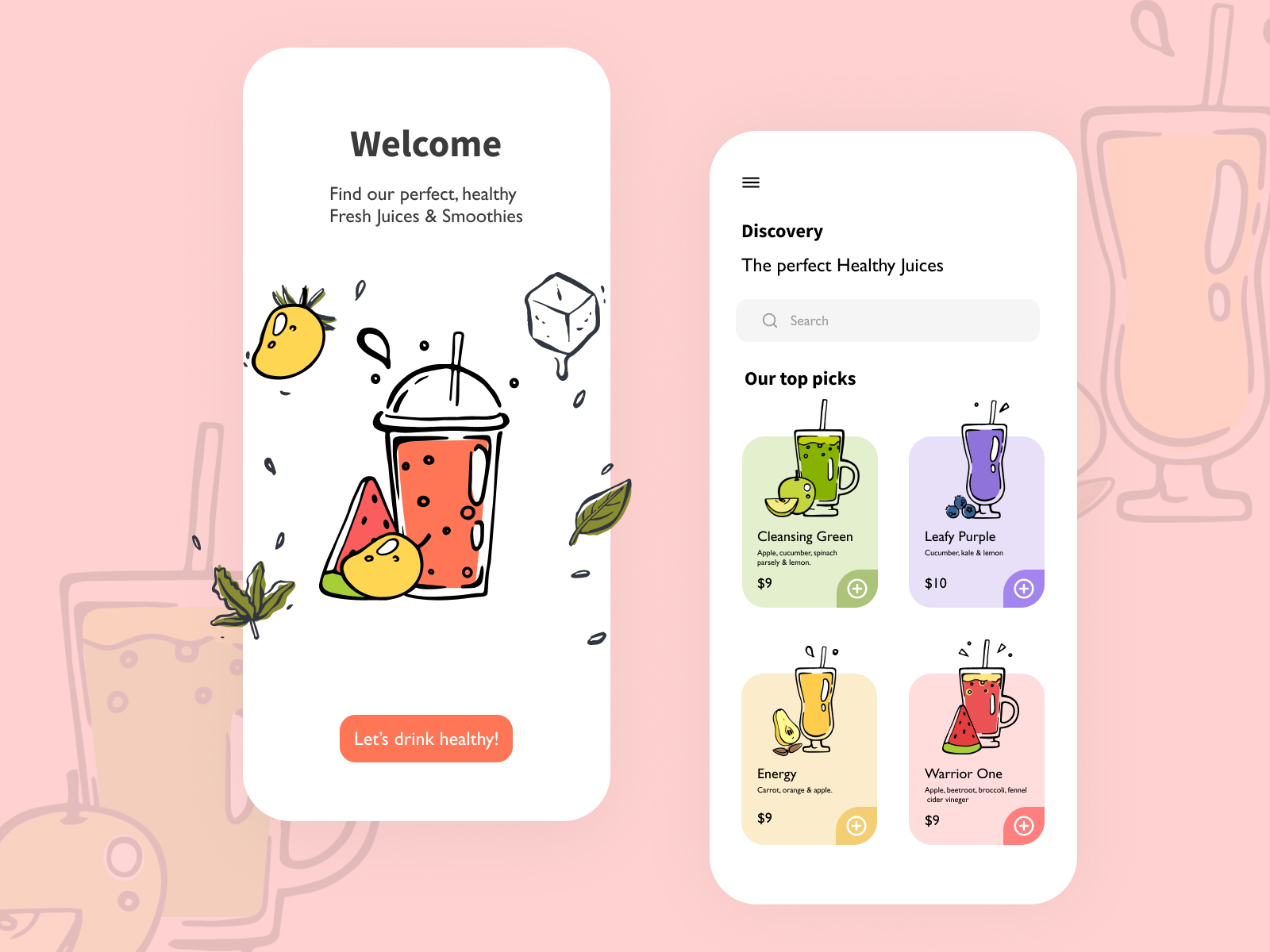 Example of Mobile App Design (UI/UX)