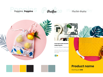 E-commerce moodboard branding design ecommerce figma house illustrator modern photoshop store ui ux web design website