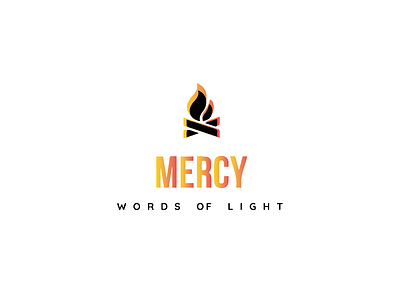 MERCY - Stamp for Merchandising design fire fireplace fogo fuego gradient design gradient logo illustrator light logotype religion religious stamp stamp design stamping typogaphy vectorart website