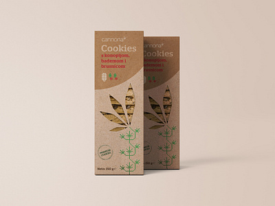 Cannona Cookies hemp, almond and cranberries art direction branding creative direction croatia etno hemp packaging packaging design