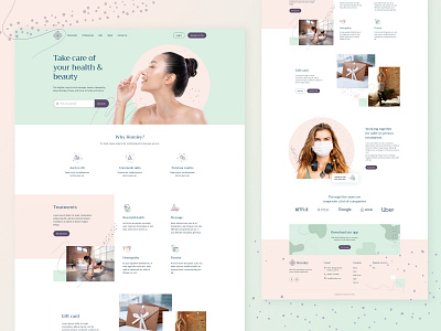 Homley beauty design landing page poland seahawk media ui ux web website welness