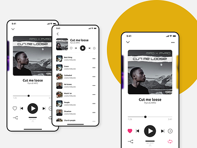 music player app app dailyui design minimal mobile ui music app music player ui ux