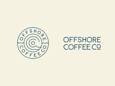 Offshore Coffee Co Rebrand coffee hand lettering icon lettering logo pattern rebrand rebranding typography wordmark