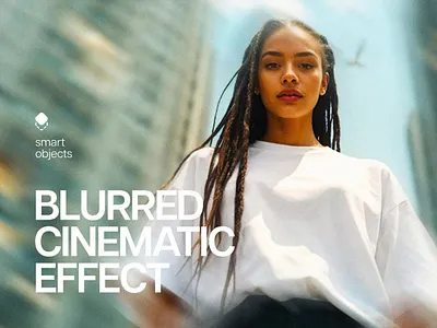 Blurred Cinematic Photo Effect blur blurred blurry bokeh cinematic download dreamy dynamic effect fading free freebie impending motion photo pixelbuddha psd speed stretched template