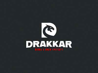 Drakkar 2 beer beer branding design dragon dragon logo dragons dragons world drakar drakkar drakker icon image letter d lettering logo logotipo logotype minimal typography vector