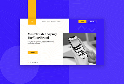 Website UI Landing Page Concept Design advertising business landing page effects landing page landing page template psd template web banner web templates website website design website mockup