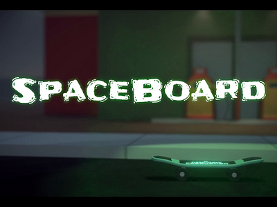 Space Board - Miniclip 2d animation 3d animation adventure alien character design environment design gas station kids mix media skate skateboard skater spaceship