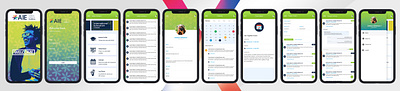 International Education Week app branding design ui ux
