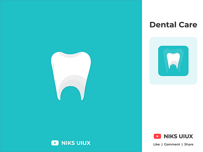 Dental Care Logo adobe adobe xd adobexd app branding design icon identity logo design logodesign ui