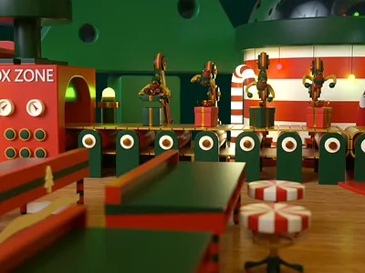 Christmas Work 3d 3d art 3d artist animation c4d cinema 4d design illustration motion design render