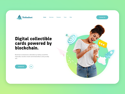Sinbadnet Website Design branding clean colorful corporate design flat game games gradient green illustration sketch startup ui ux vector web