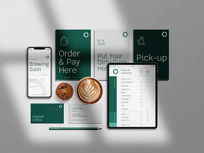 Graskal Coffee - Stationary Kit brand identity branding design edwina rismayanti graphic design instagram story menudesign signage stationary studionisi