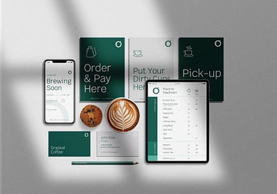 Graskal Coffee - Stationary Kit brand identity branding design edwina rismayanti graphic design instagram story menudesign signage stationary studionisi