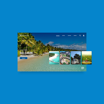 UI Travel Wisata Madura app design ui ux web website