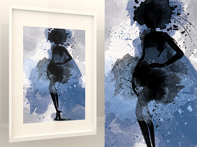 "Watercolor fashion" by Masha Van for Intalence Art, Path 1 creative arts digital art fashion illustration illustration model vogue watercolor