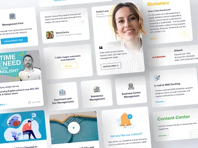 Website Cards UI - SaaS Landing box card cards cards ui component design saas saas landing saas landing page saas website testimonial ui kit video video card web ui web ui kit web ui ux web uiux website websites