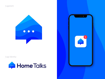 Icon & App Icon design for ( Home Talks ) abstract app icon brand identity branding chat app chat message connection creative logo icon app icon design iconset icon set icon design iocn icons icons design j u m p e d o v e r l a z y d o g logo design mobile apps mobile icon logo mobile ios android modern logo modern minimalist logo t h e q u i c k b r o w n f o x talk