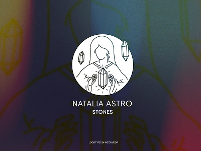 Natalia Astro Logotype art astrologer astrological astrology branding design illustration logo logodesign logotype vector лого логоарт логотип фирменный стиль