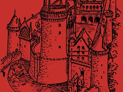 New Castle History graphic design