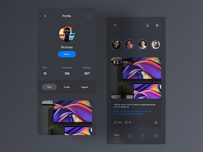 Social app app instagram mobile social ui uidesign