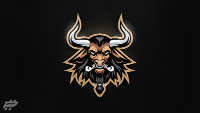 Minotaur Mascot Logo angry art branding brown bull design e sports grece illustration logo mascot mascot logo minotaur monster myth vector