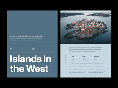 Islands — Layout Exploration animated animation art direction editorial exploration figma graphic design layout layout exploration minimal minimalism minimalist sketch type typography ui ux website