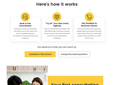 Dentist Website bootstrap4 dentist design photoshop typography ui web