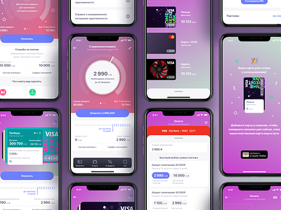 Home Credit Bank. Cards & Loans. app design ux