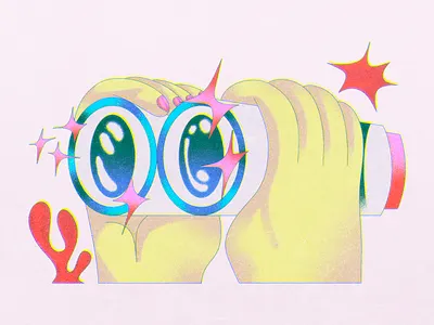 spot illustration 4 design dribbble illustration shapes