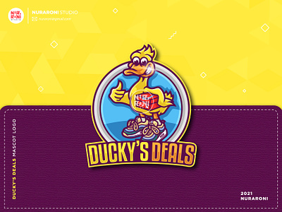 Ducky's Deals Mascot Logo cartoon cartoon character character esport esport design esportlogo game online gamers gaming illustration logo logo ideas logo maker mascot mascot design mascotlogo twitch twitch logo twitch.tv vector