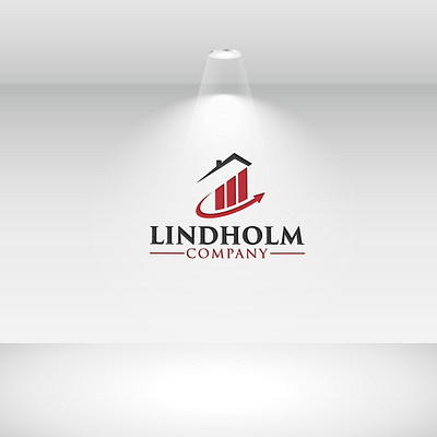 LINDHOLM COMPANY LOGO - FLAT MINIMALIST LOGO DESIGN company logo flat minimalist logo design iconic logo minimalist logo modern logo text logo vector