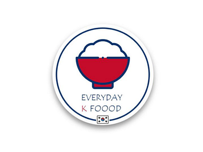 Korean mart logo adobexd illustrator ui