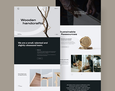 Crafta | Website Layout interior landingpage ui webdesign