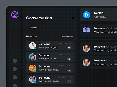 Grid chat dashboad grid ui userinterface