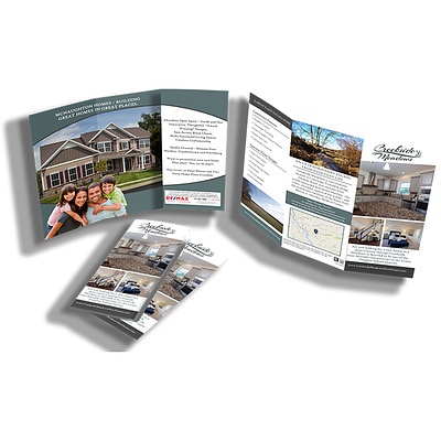 creekside meadows trifold brochure brochure design brochure mockup flyer design graphic design graphic designer